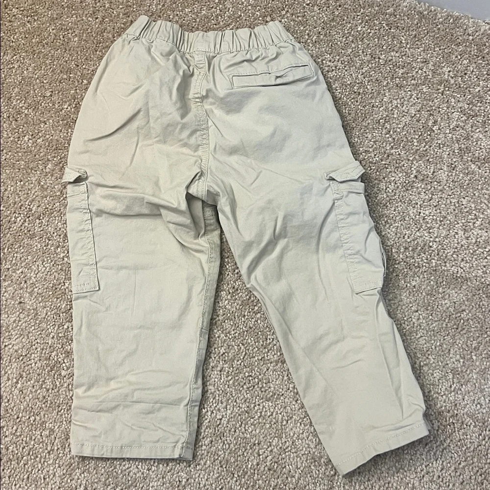 Zara Baby Ripstop Cargo Pants in Khaki Size 18-24 months